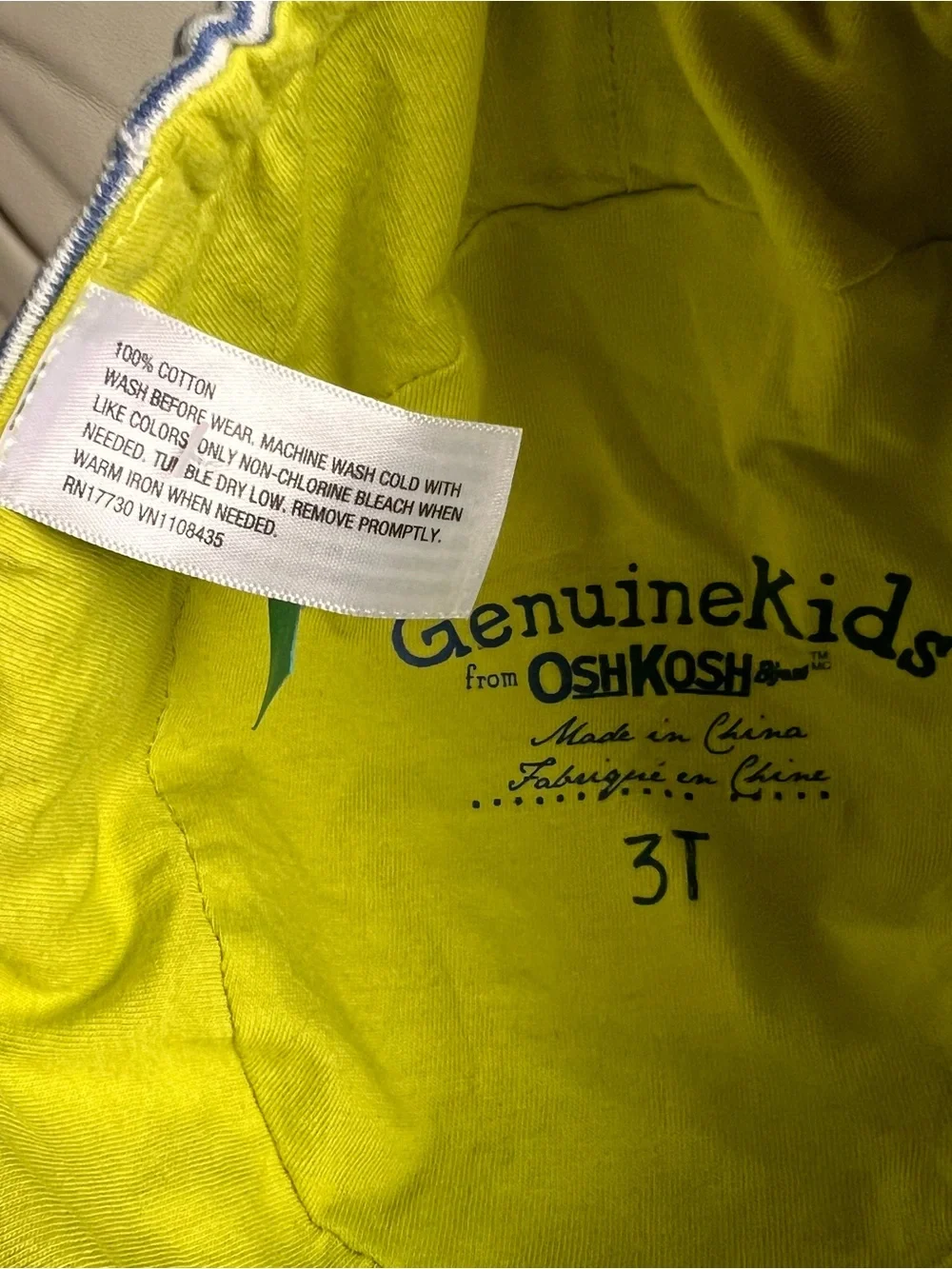 Genuine Kids by OshKosh Striped Cadet Cap - Blue & White 3T NWT!